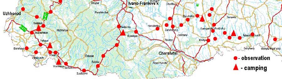 Region of the first geological practice